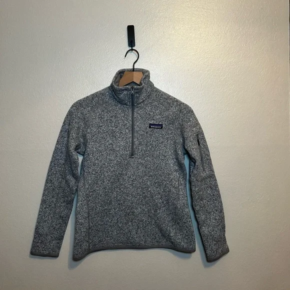 Patagonia Women's Better Sweater® 1/4-Zip Fleece in Birch White - Picture 2 of 6